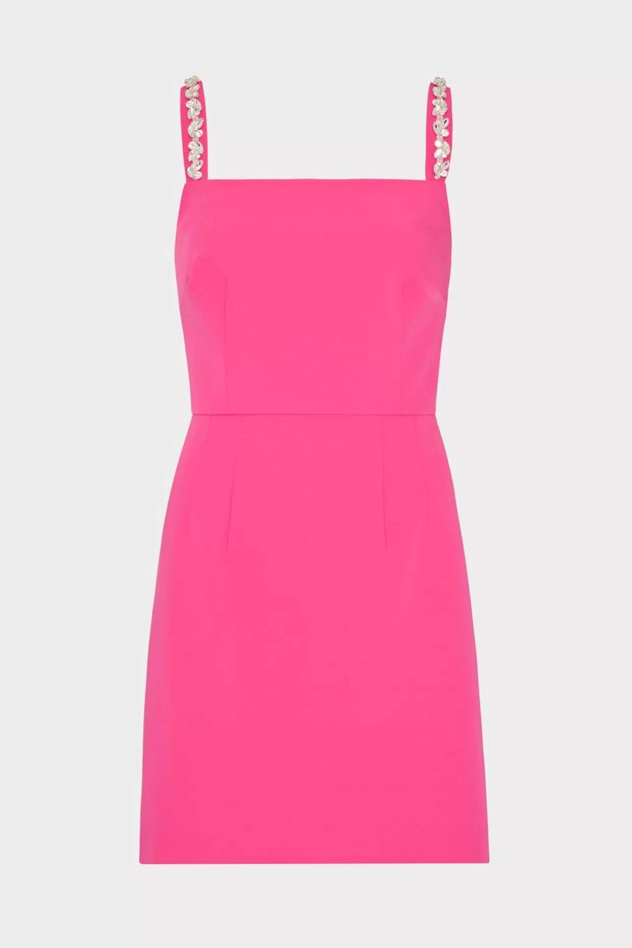 Cocktail Dresses-MILLY Adella Cady Mini Dress Pink