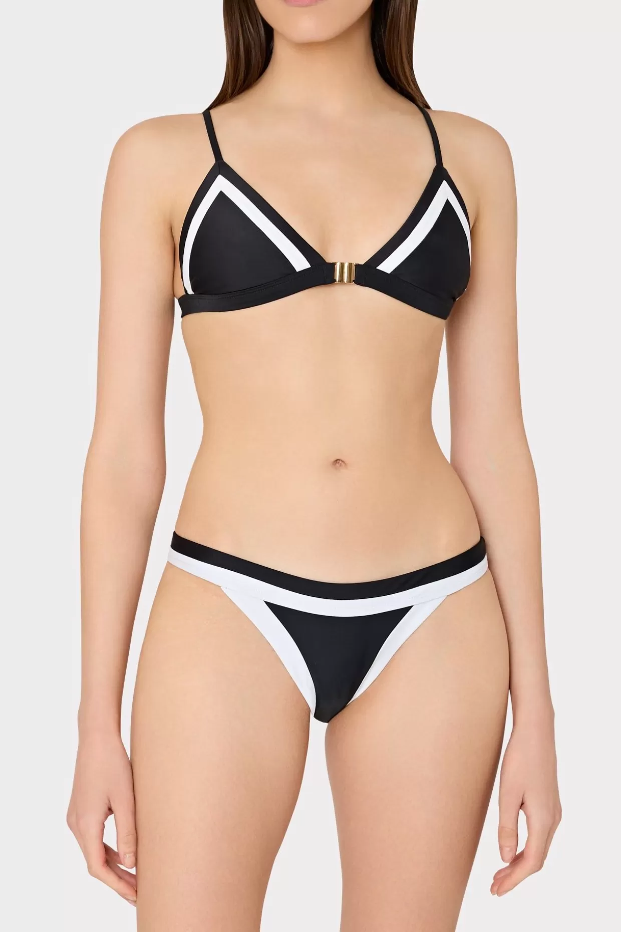 Bikinis-MILLY Amalfi Color Block Bikini Bottom Black Multi