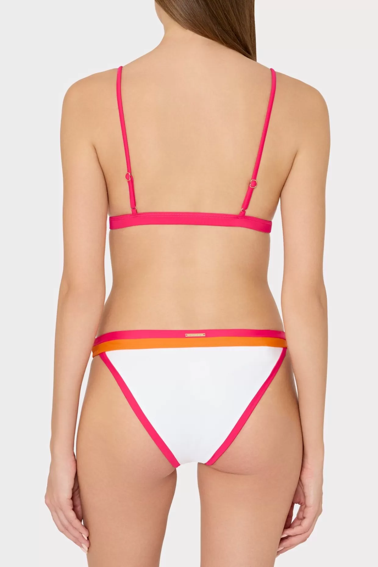 Jumpsuits & Rompers-MILLY Amalfi Color Block Bikini Bottom Pink Multi