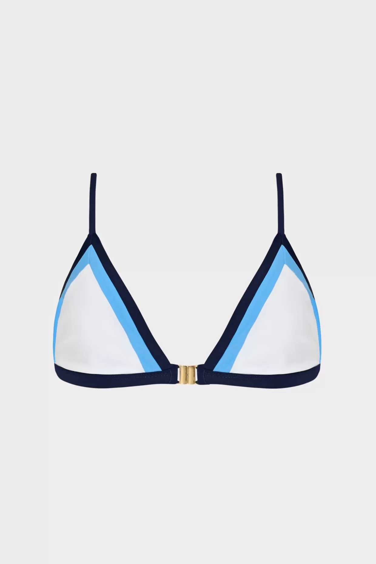 Bikinis-MILLY Amalfi Color Block Bikini Top Navy Multi