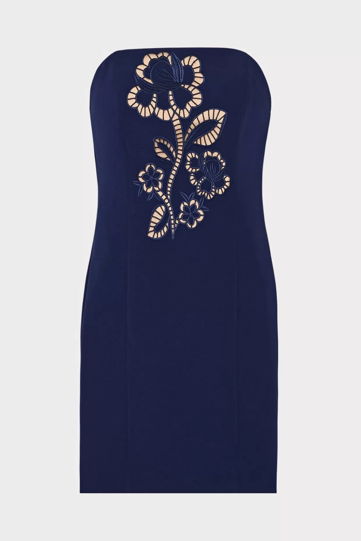 Cocktail Dresses-MILLY Angel Carnation Cady Dress Navy