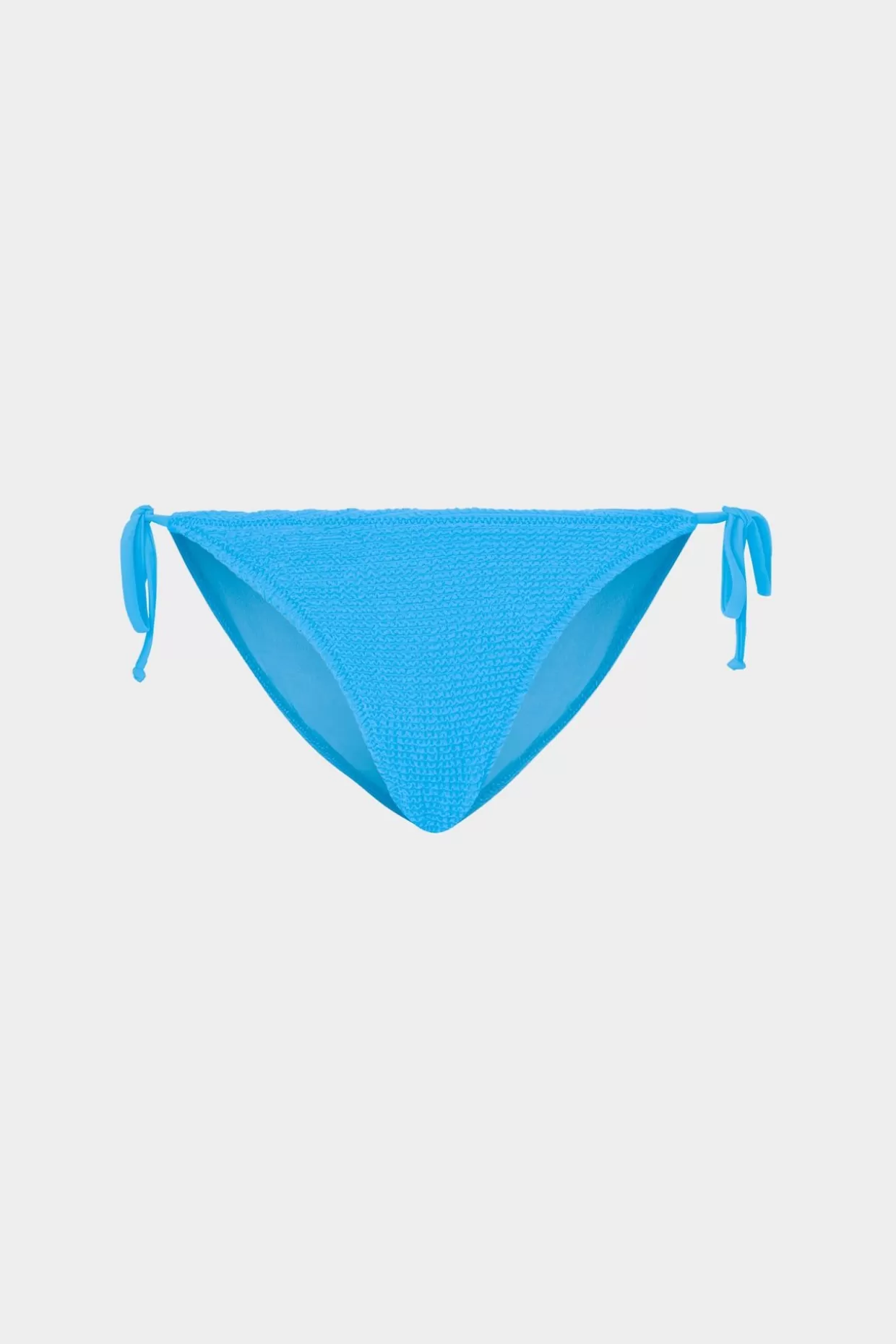 Bikinis-MILLY Lori Textured Side Tie Bikini Bottom Blue