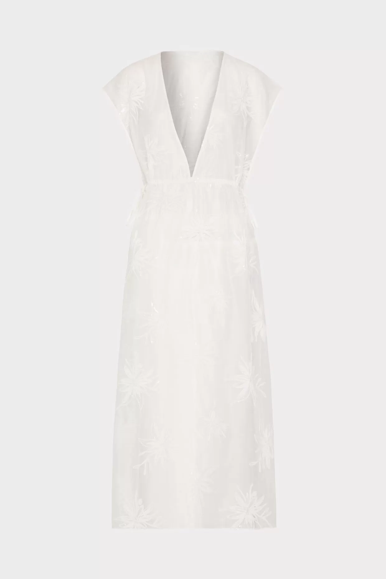 Cover-Ups-MILLY Organza Cover-Up White