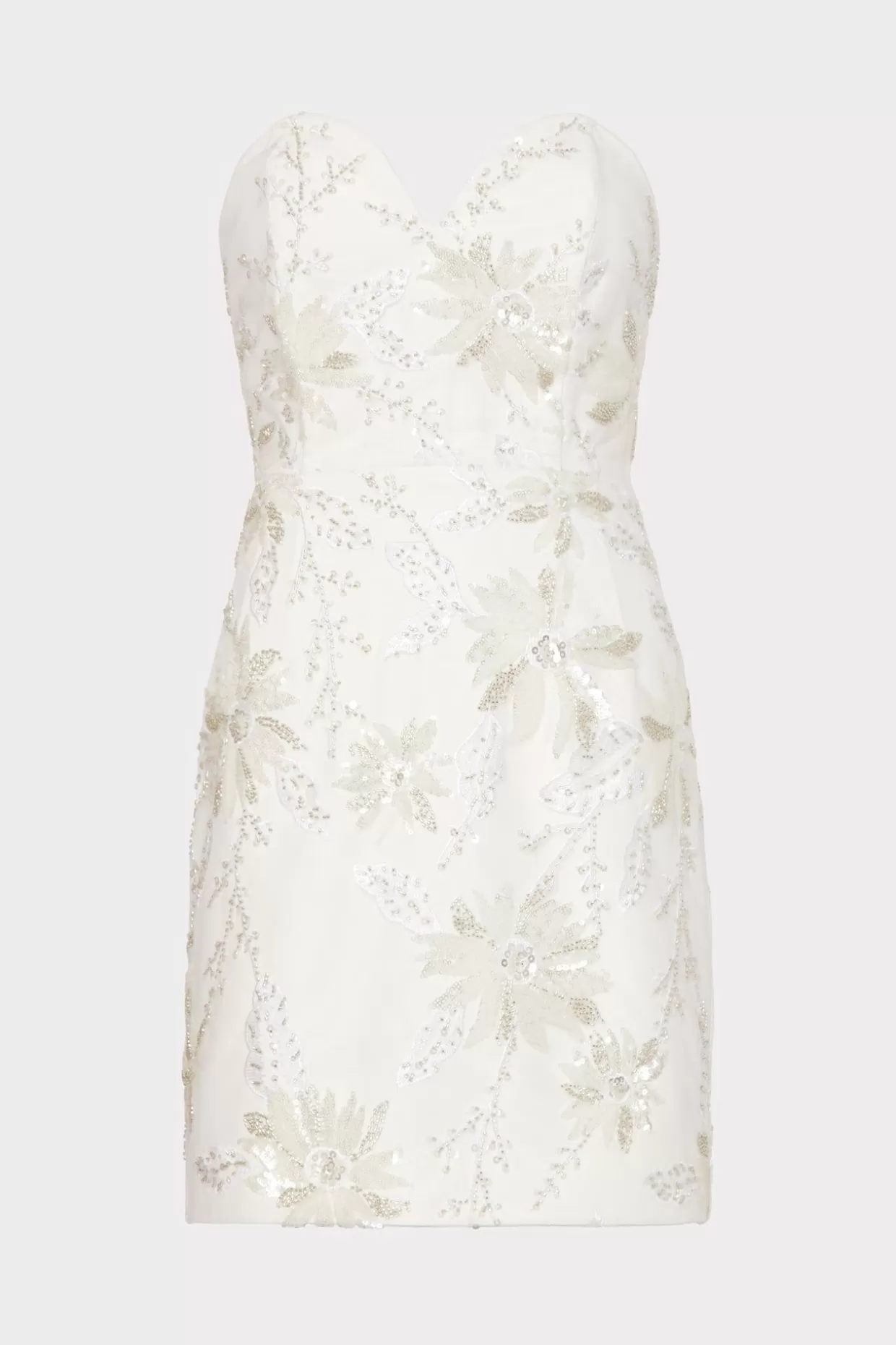 White Dresses-MILLY Ronni Cady Embroidery Dress White