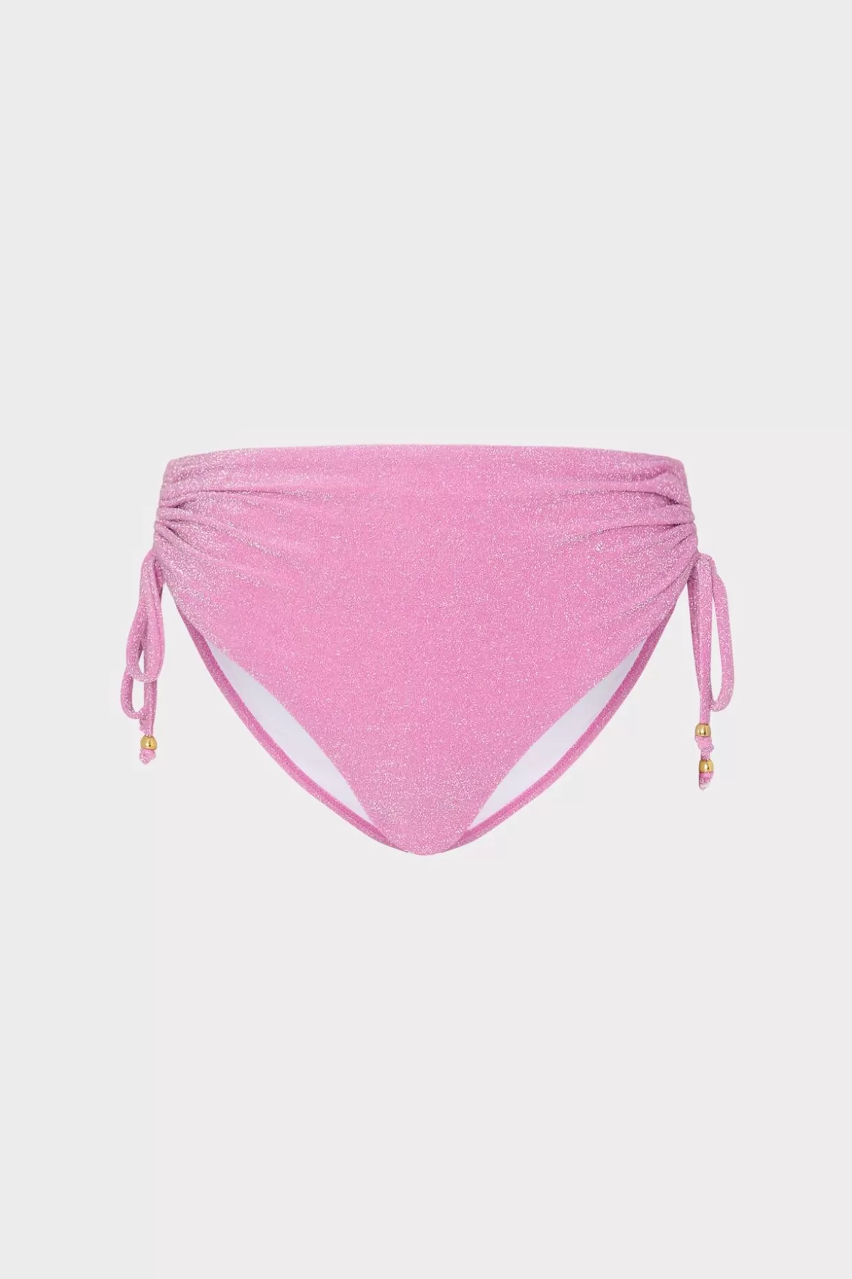 Bikinis-MILLY Shimmer Bikini Bottom Pink