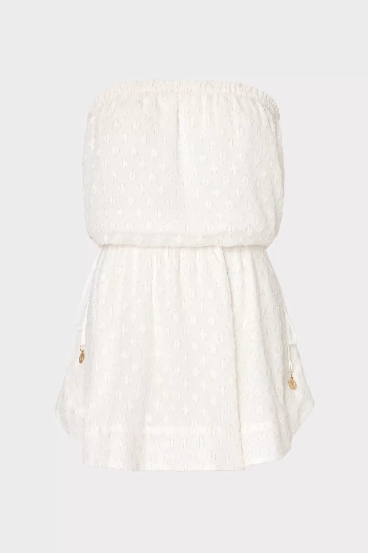 Cover-Ups-MILLY Verena Diamond Jacquard Dress White